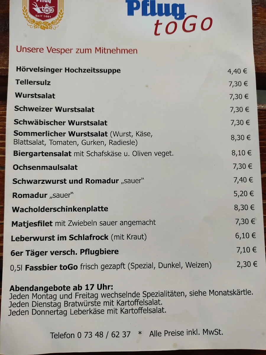 Speisekarte photo 4