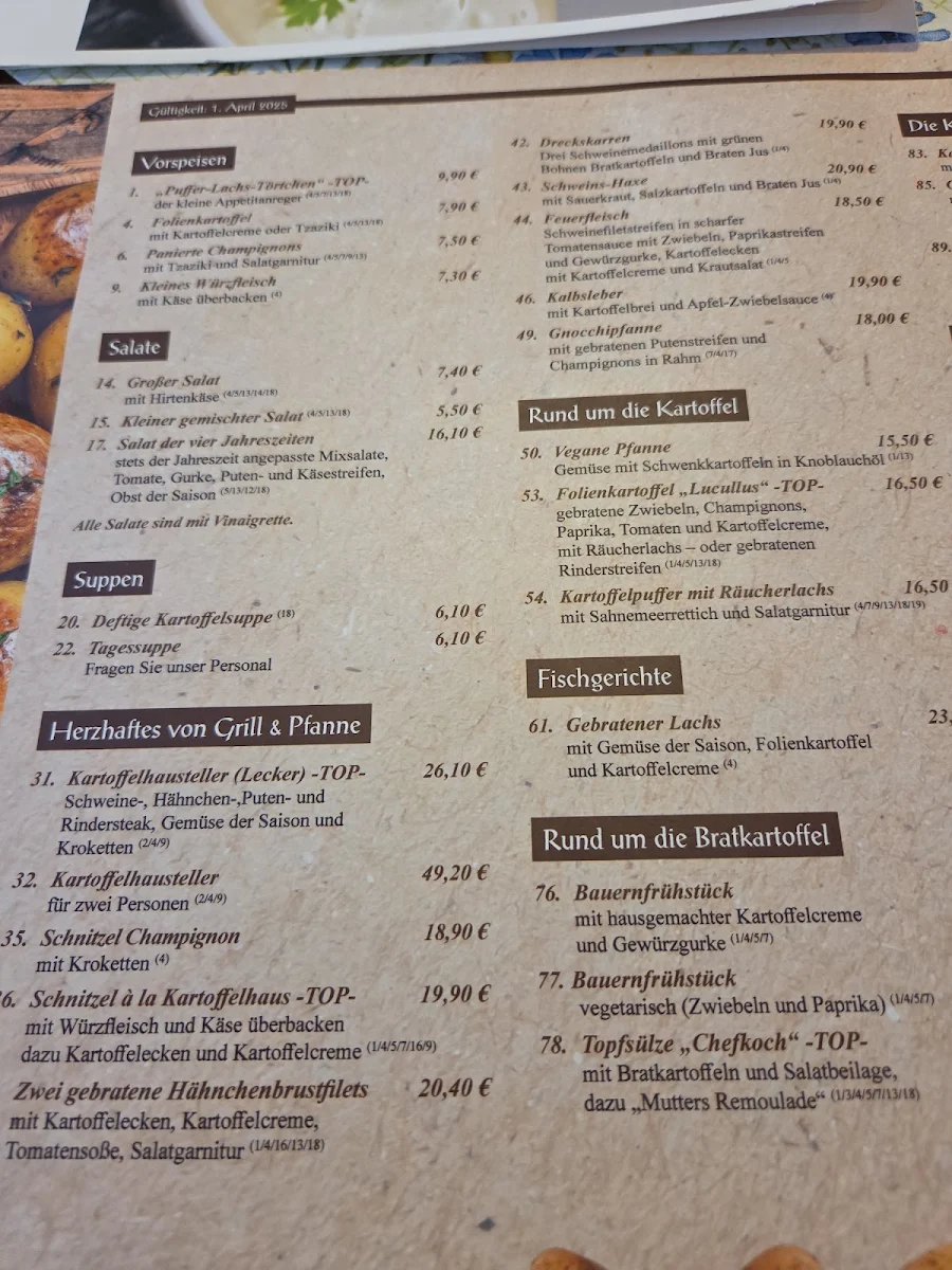 Speisekarte photo 5