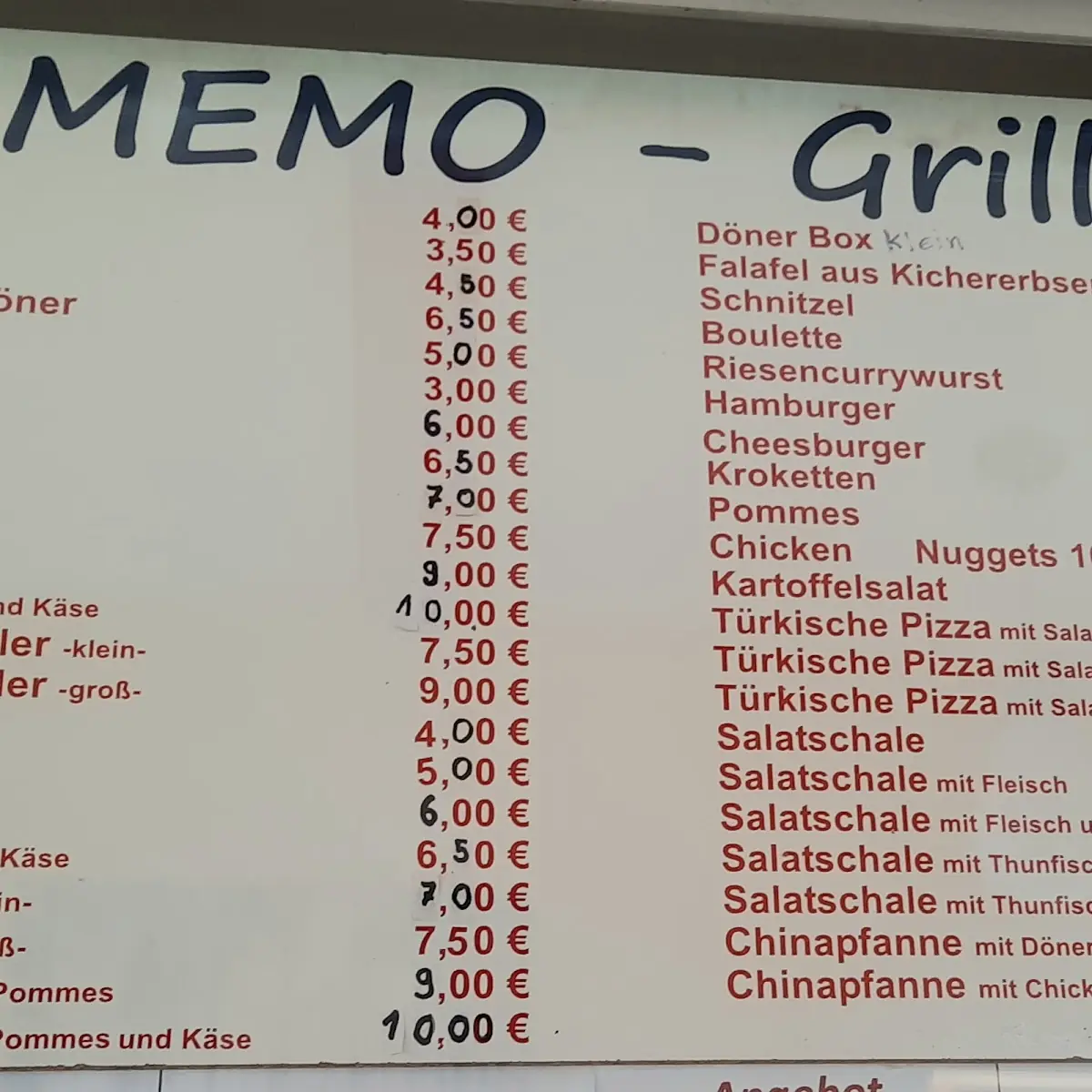 Speisekarte photo 2