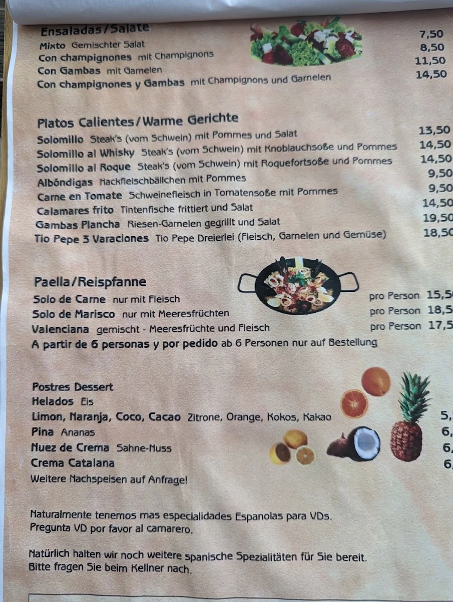 Speisekarte photo 2