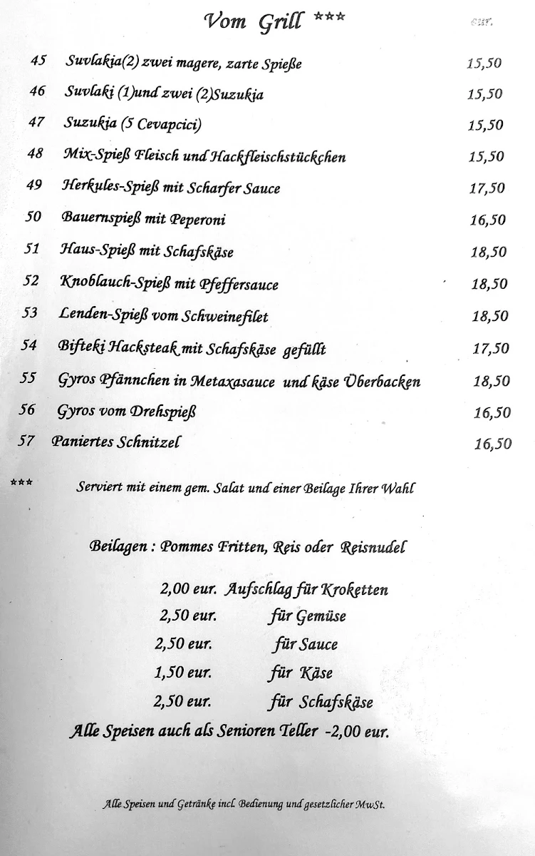 Speisekarte photo 2