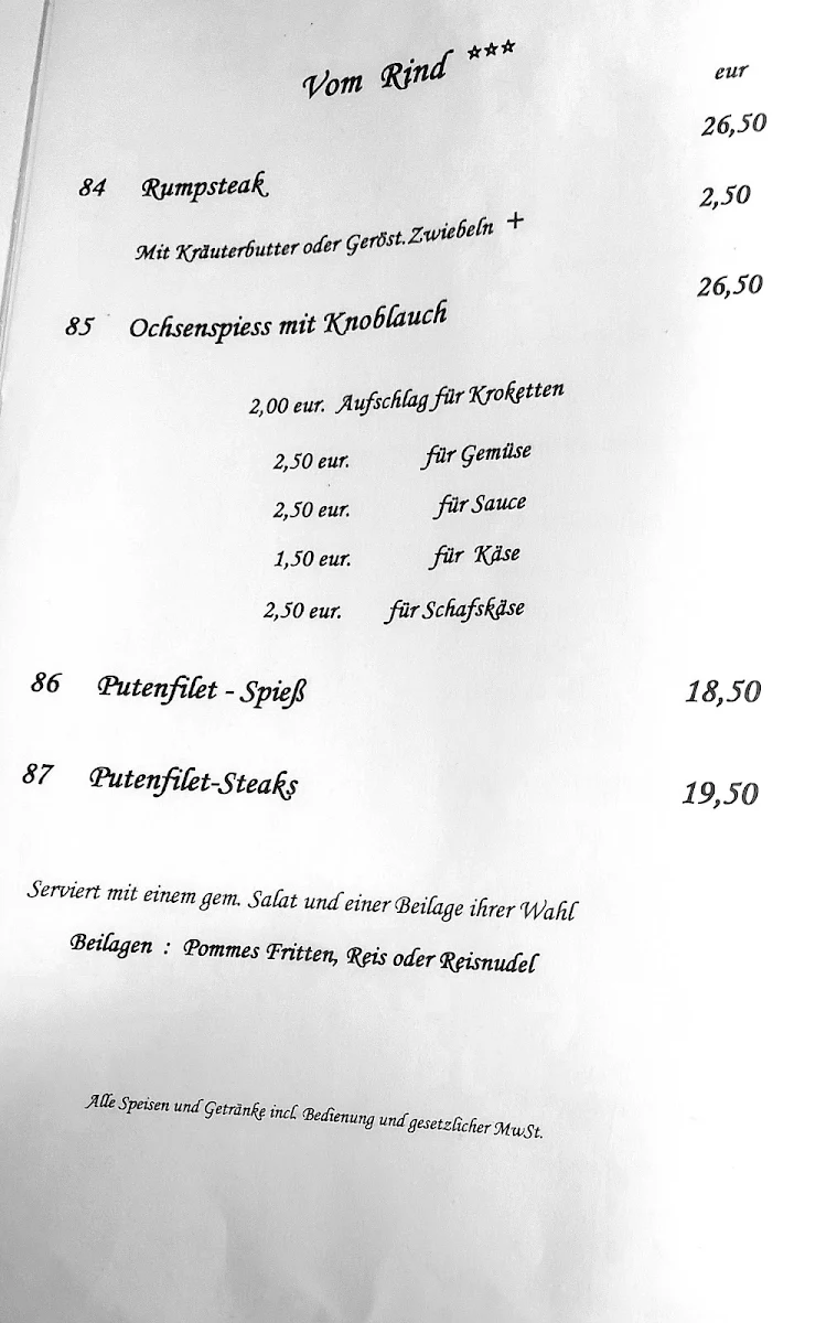 Speisekarte photo 3