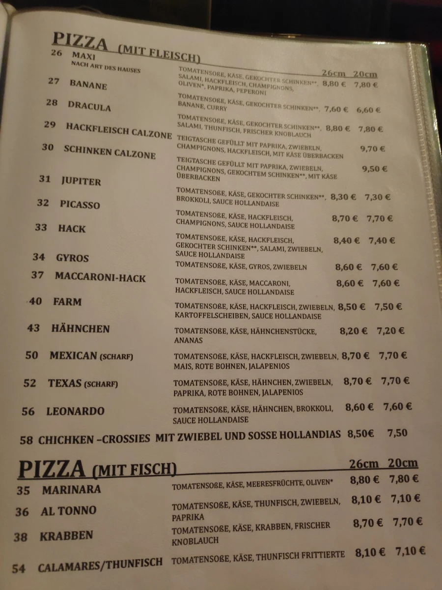 Speisekarte photo 1