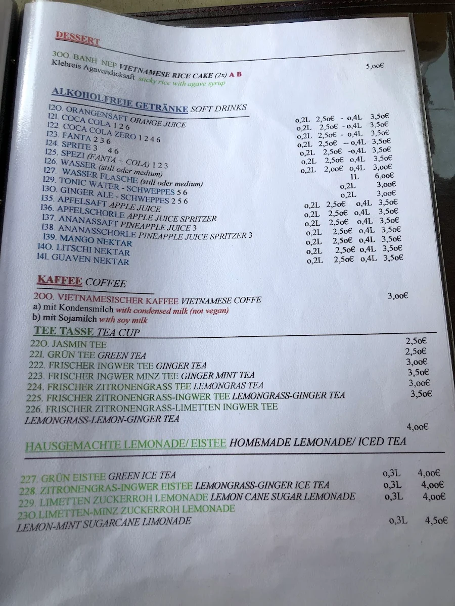 Speisekarte photo 2
