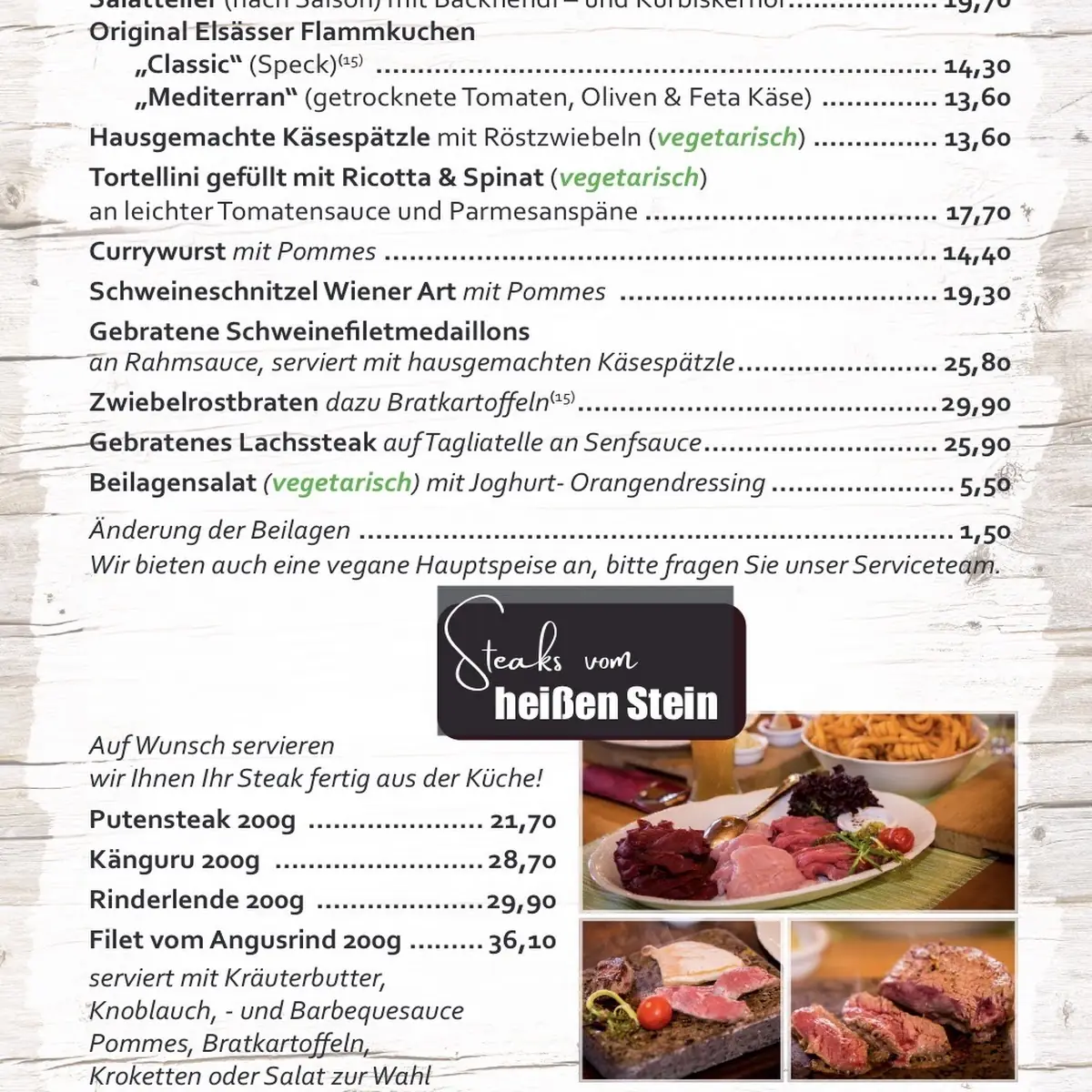 Speisekarte photo 1