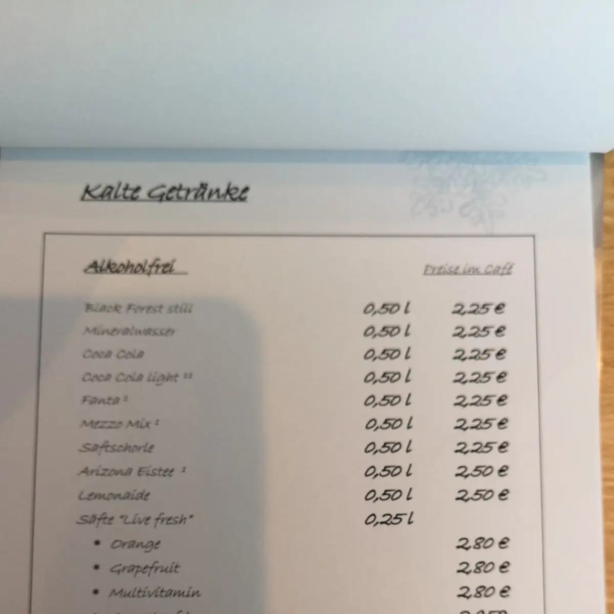 Speisekarte photo 4