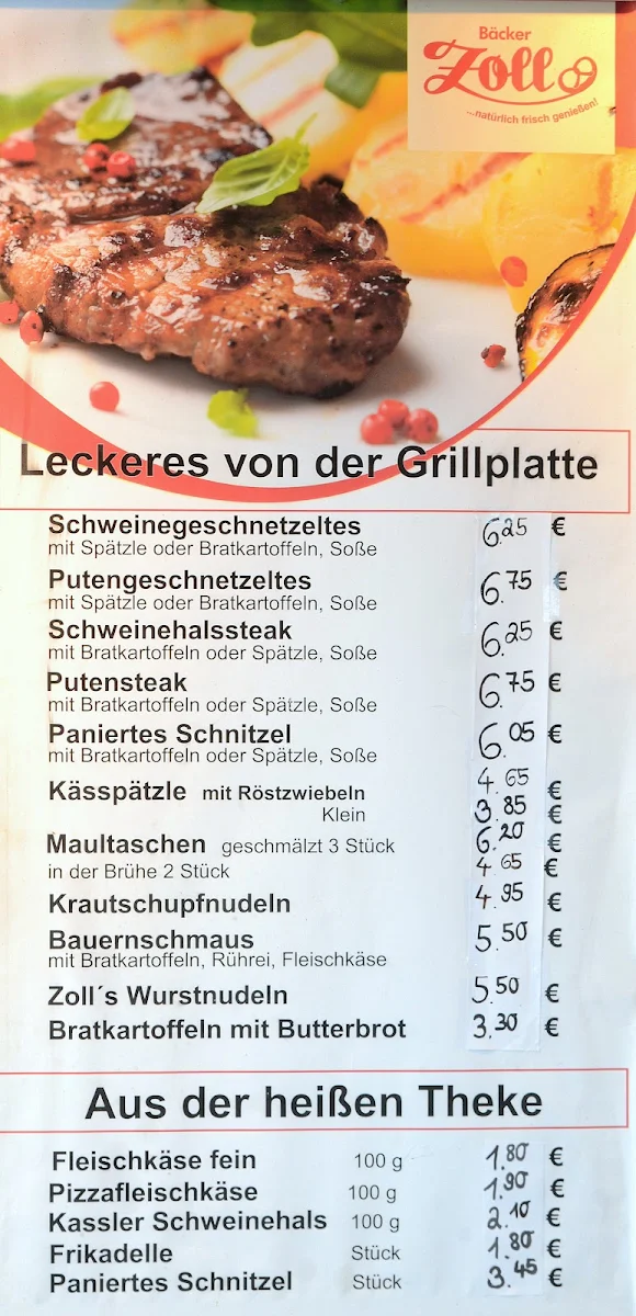 Speisekarte photo 2