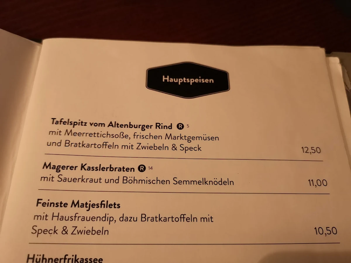 Speisekarte photo 1