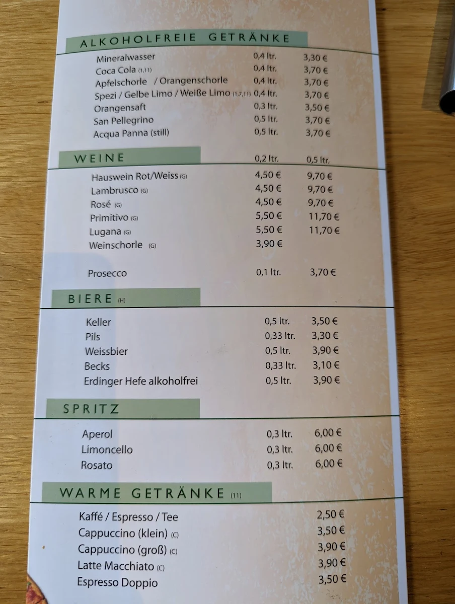 Speisekarte photo 2