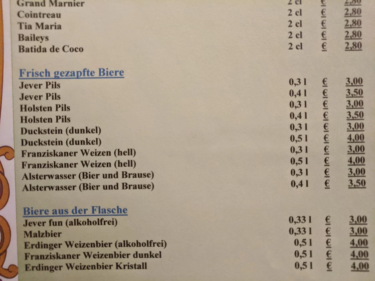 Speisekarte photo 9