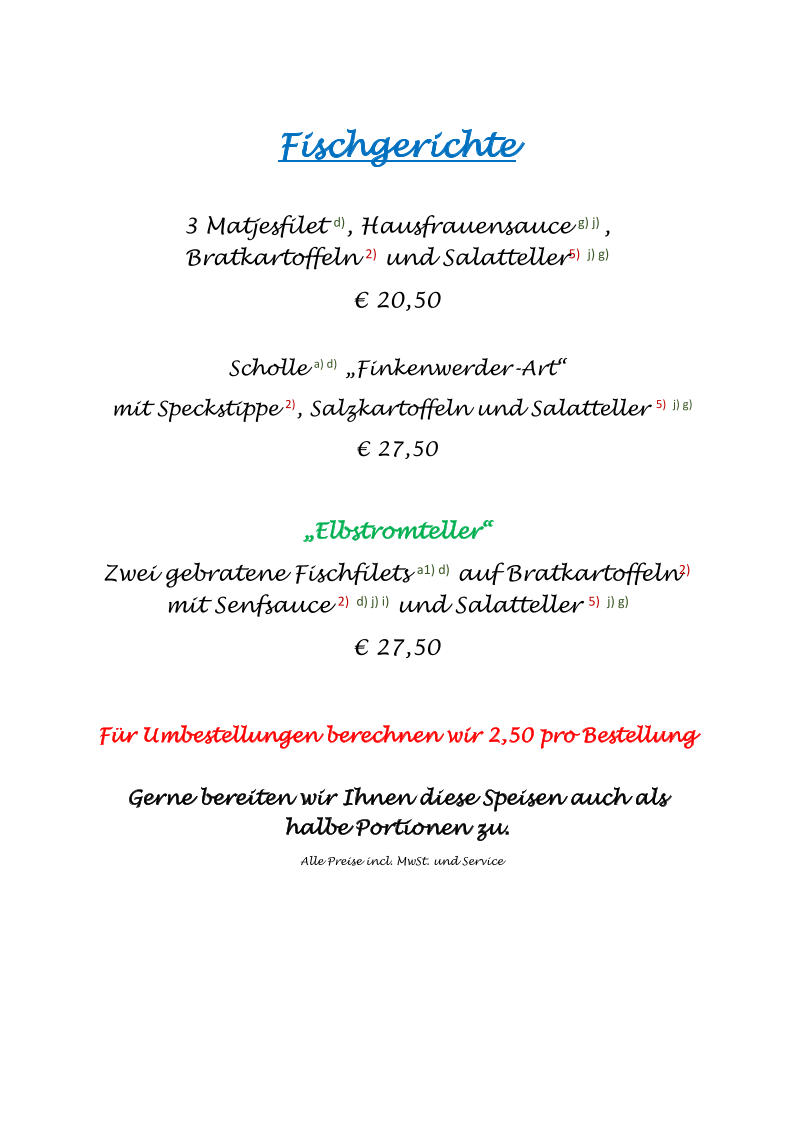 Speisekarte photo 6