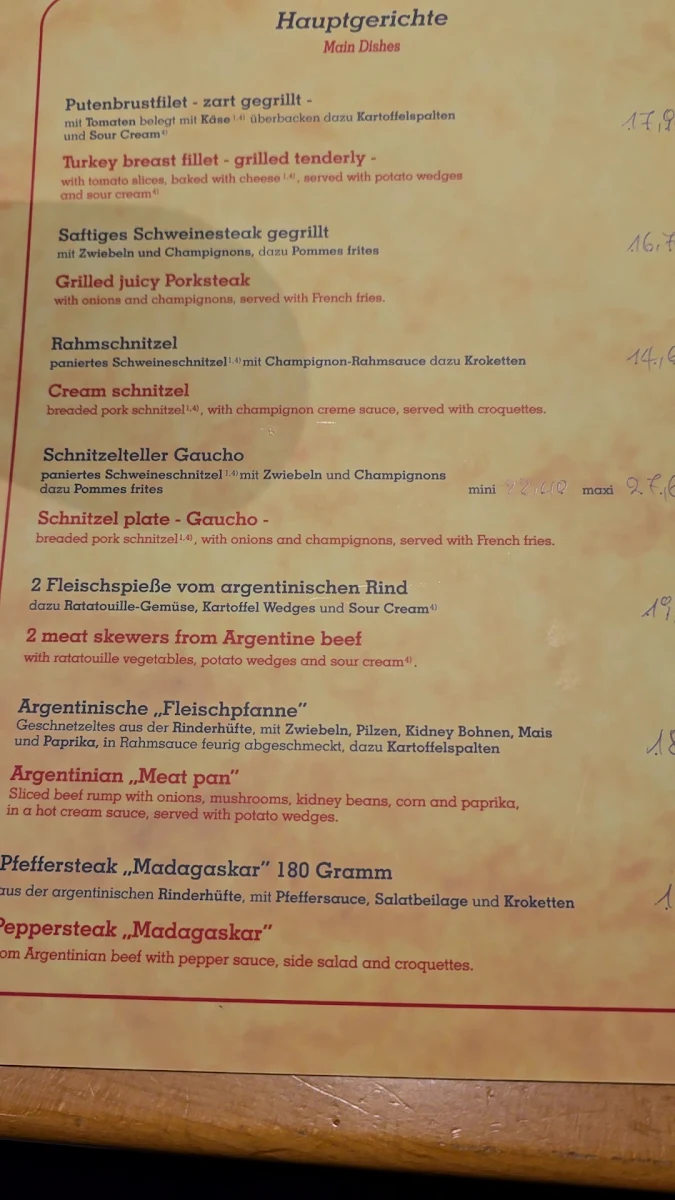 Speisekarte photo 1