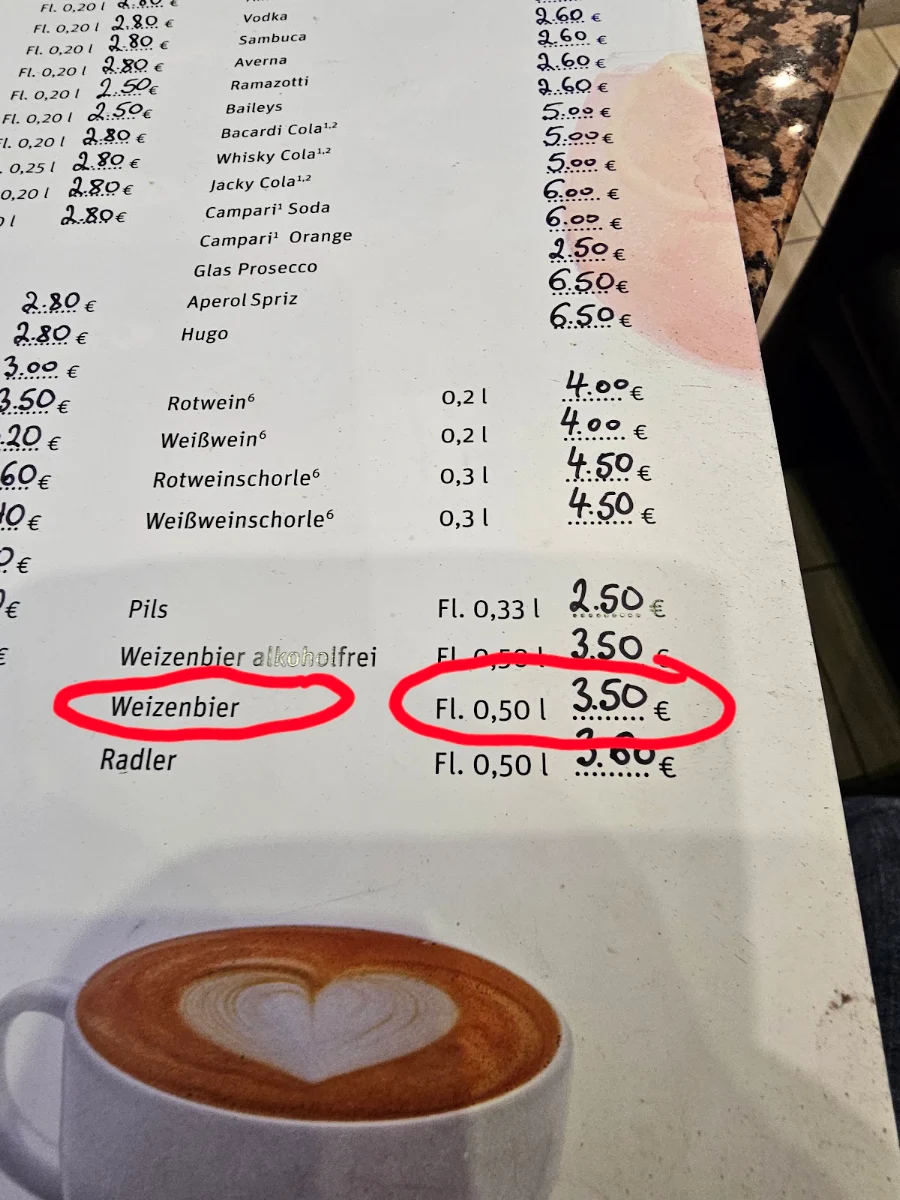 Speisekarte photo 2