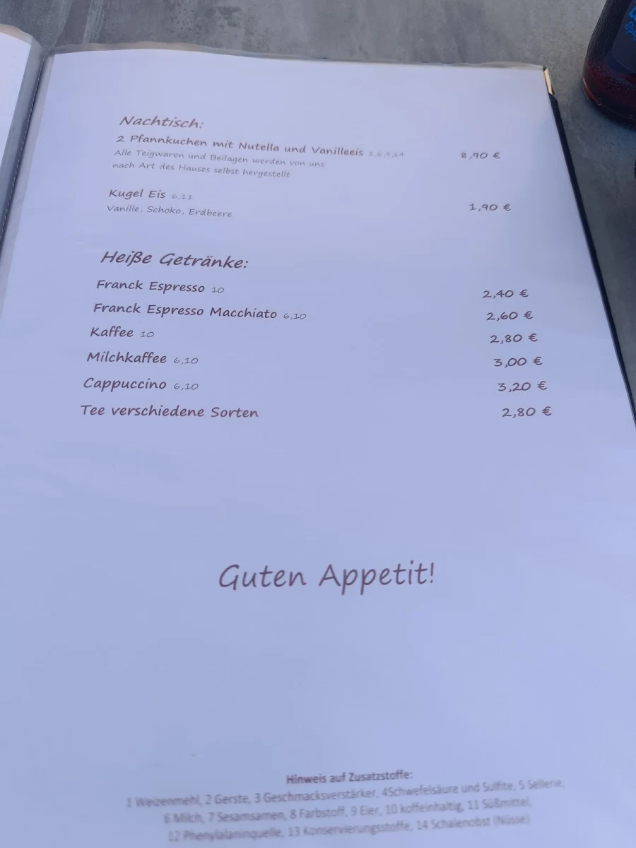 Speisekarte photo 1