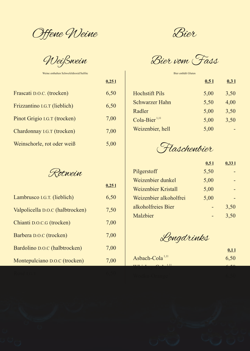 Speisekarte photo 2