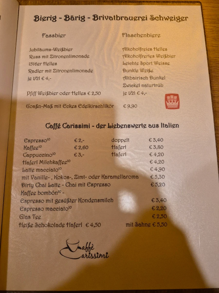 Speisekarte photo 1