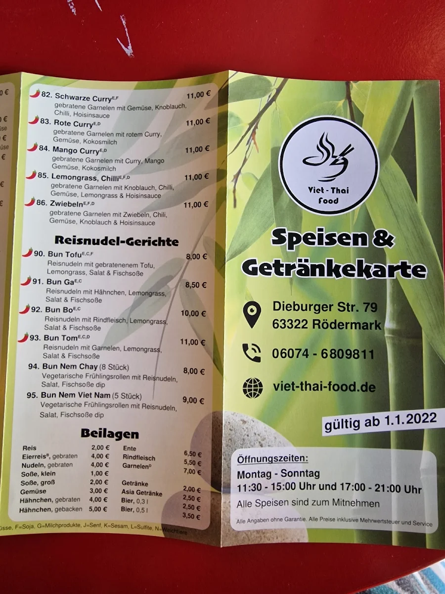Speisekarte photo 9
