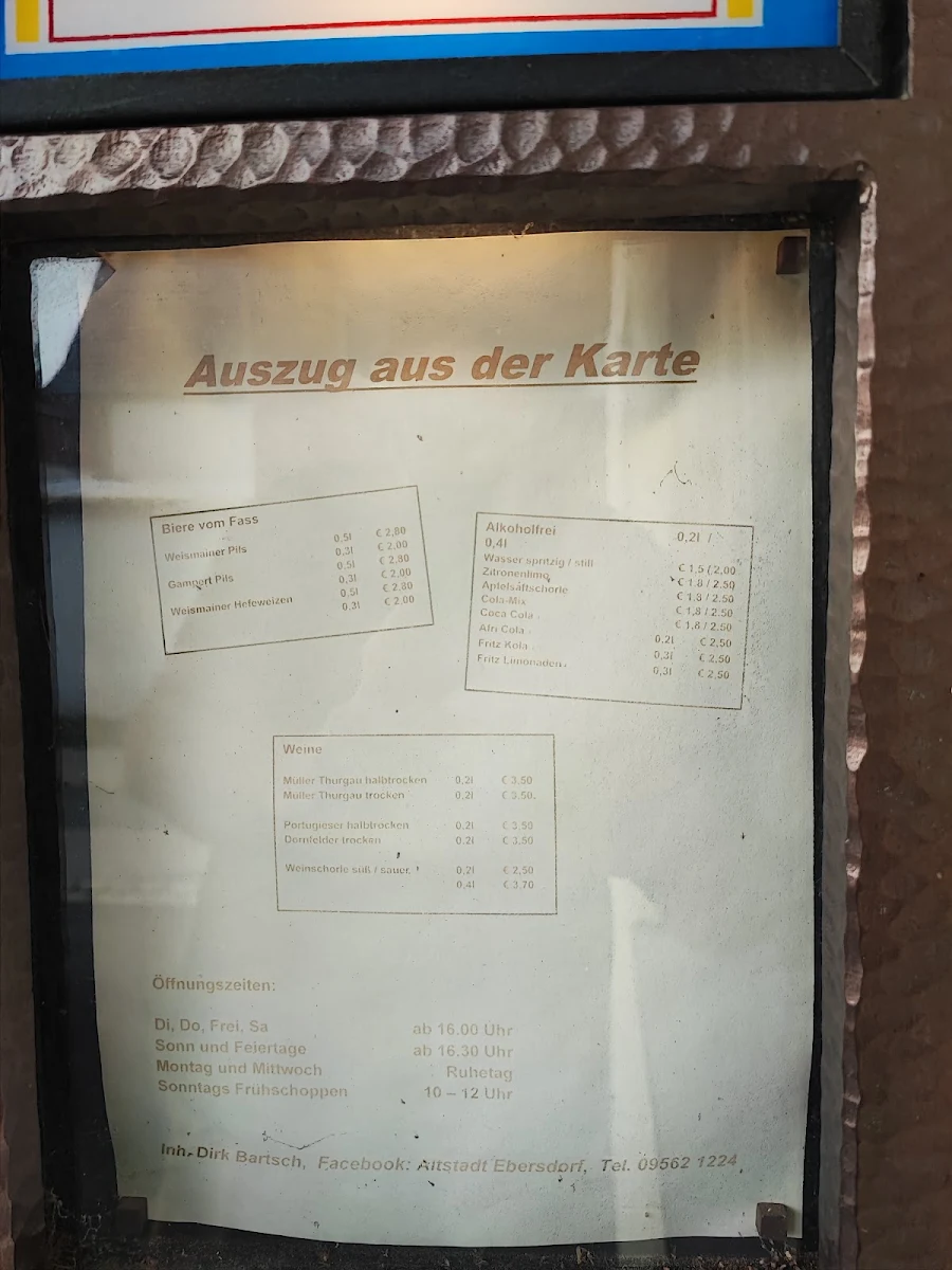 Speisekarte photo 1