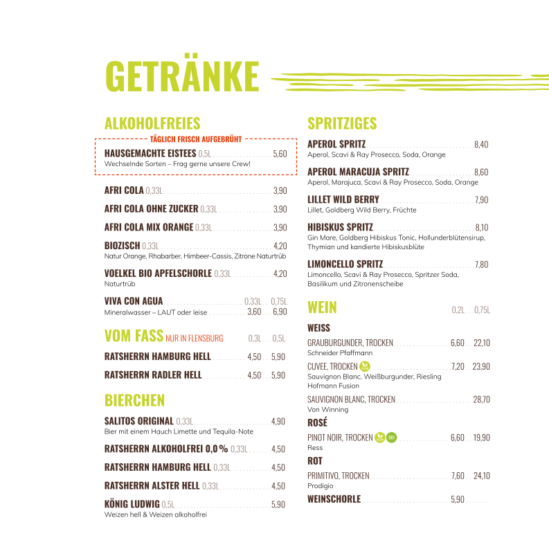 Speisekarte photo 3