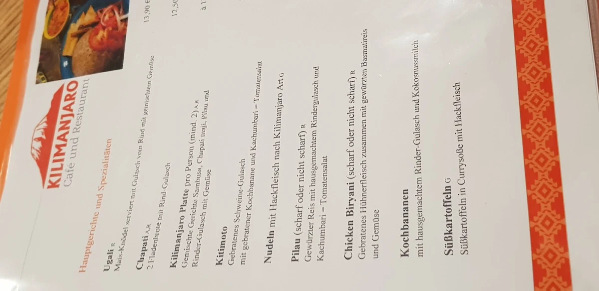 Speisekarte photo 9