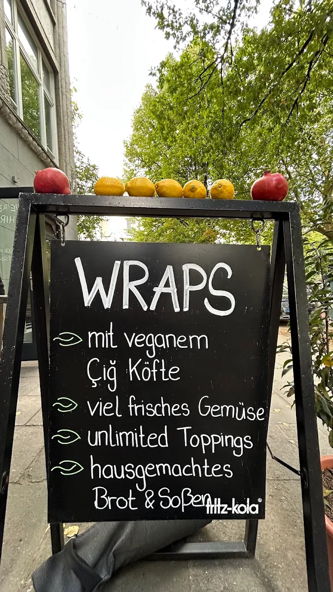 Speisekarte, VRAPS by sour kitchen | vegan Çiğ Köfte wraps