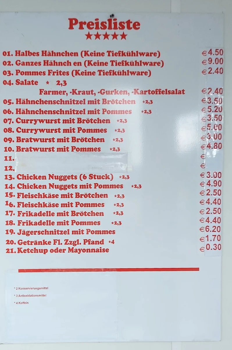 Speisekarte photo 2