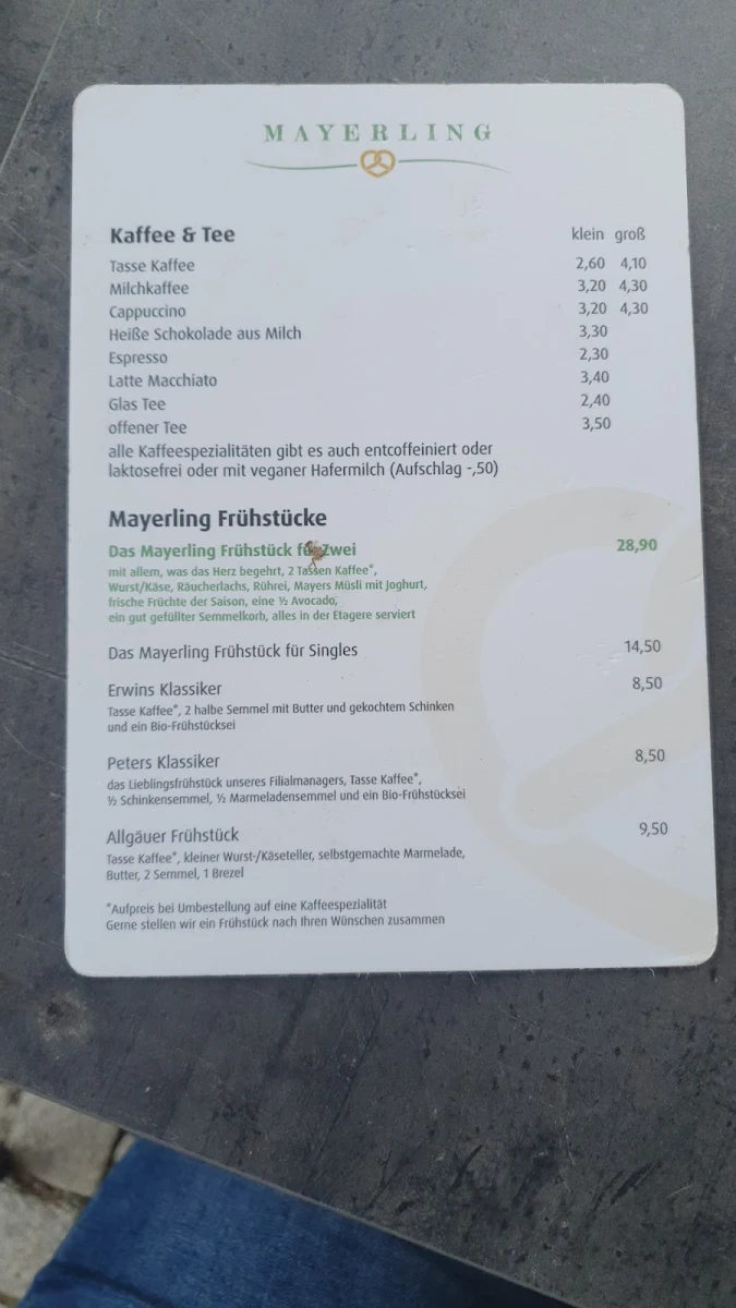Speisekarte photo 1