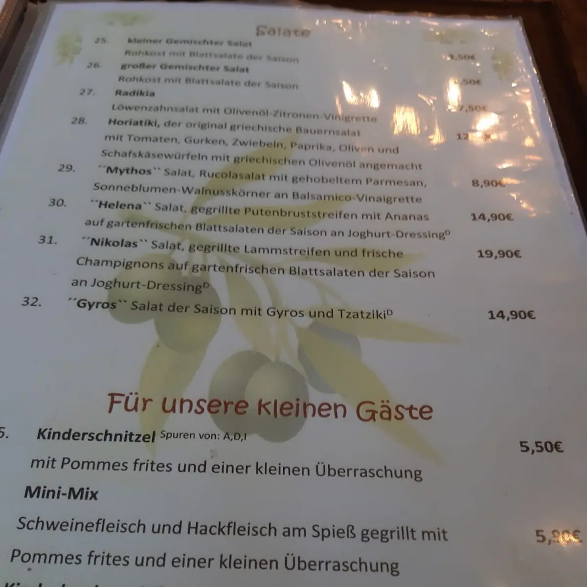 Speisekarte photo 8