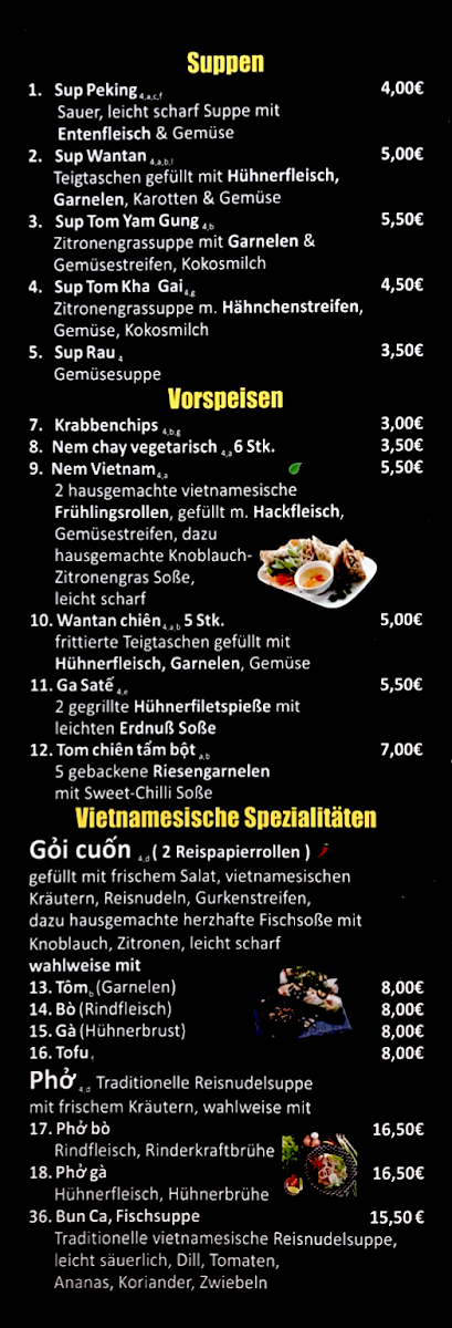 Speisekarte photo 2