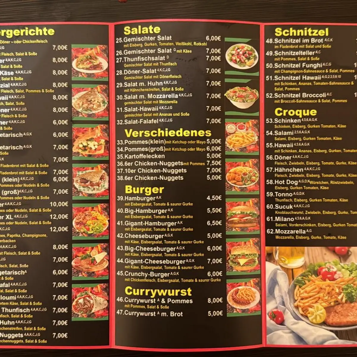 Speisekarte photo 1