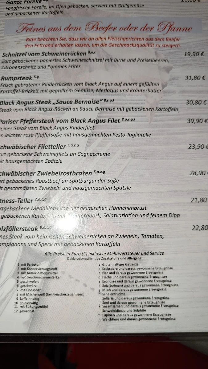 Speisekarte photo 2