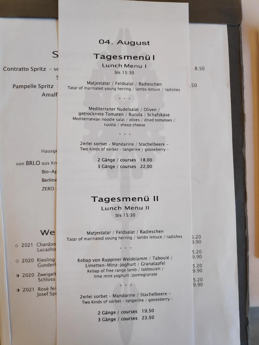 Speisekarte photo 8