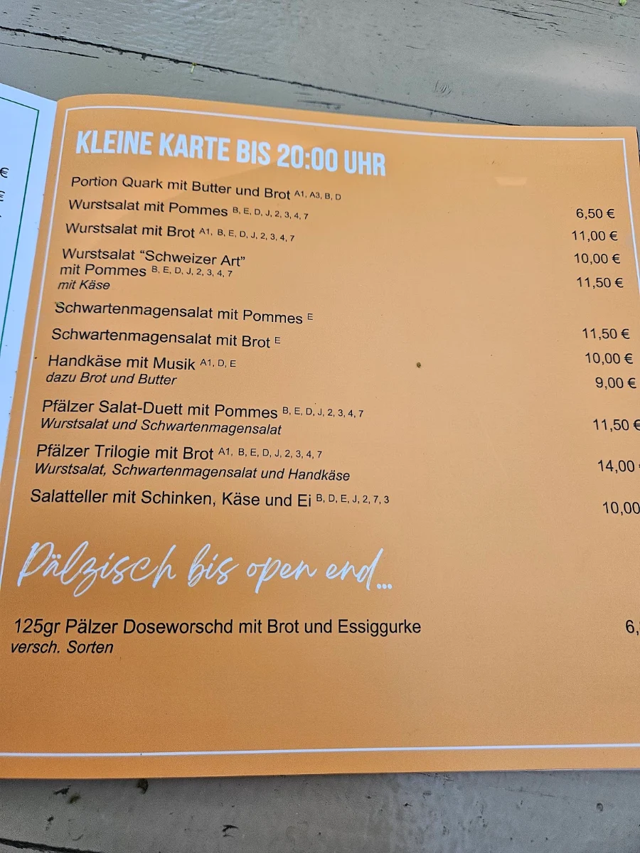 Speisekarte photo 2