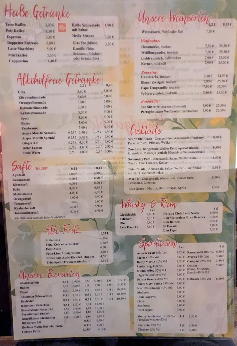 Speisekarte photo 2