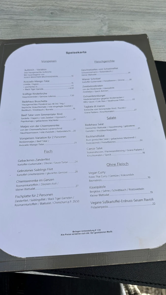 Speisekarte photo 4
