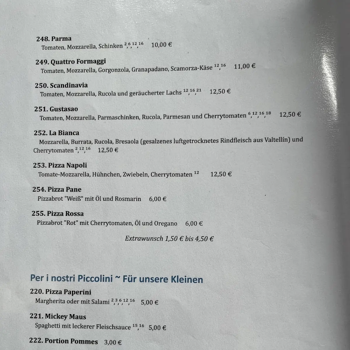 Speisekarte photo 1