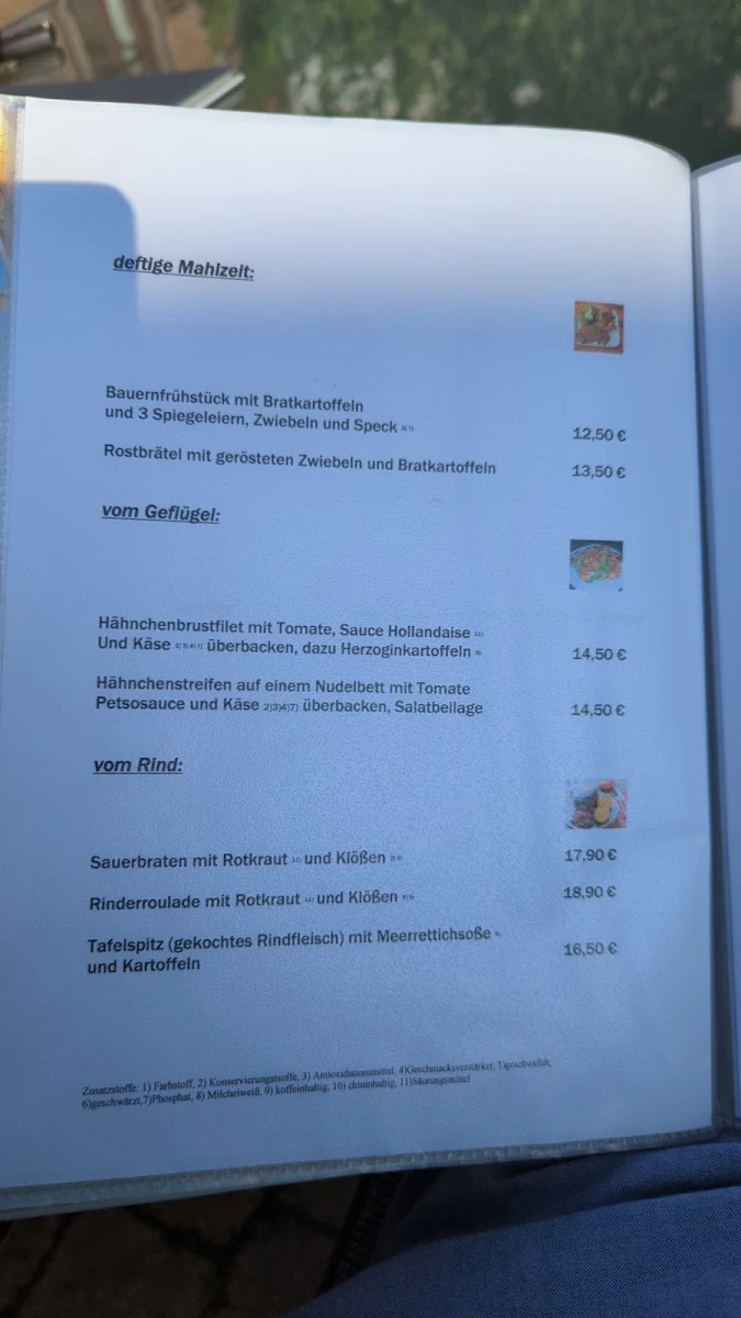 Speisekarte photo 1