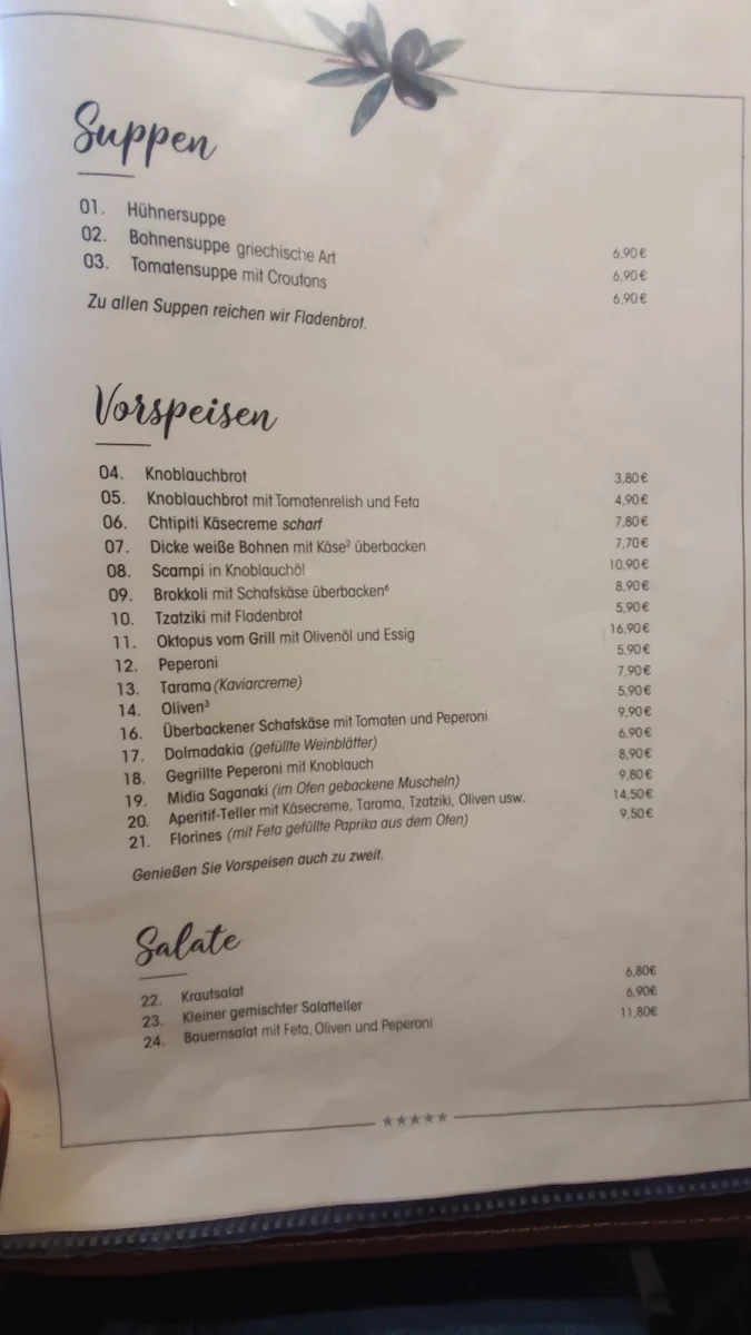Speisekarte photo 2