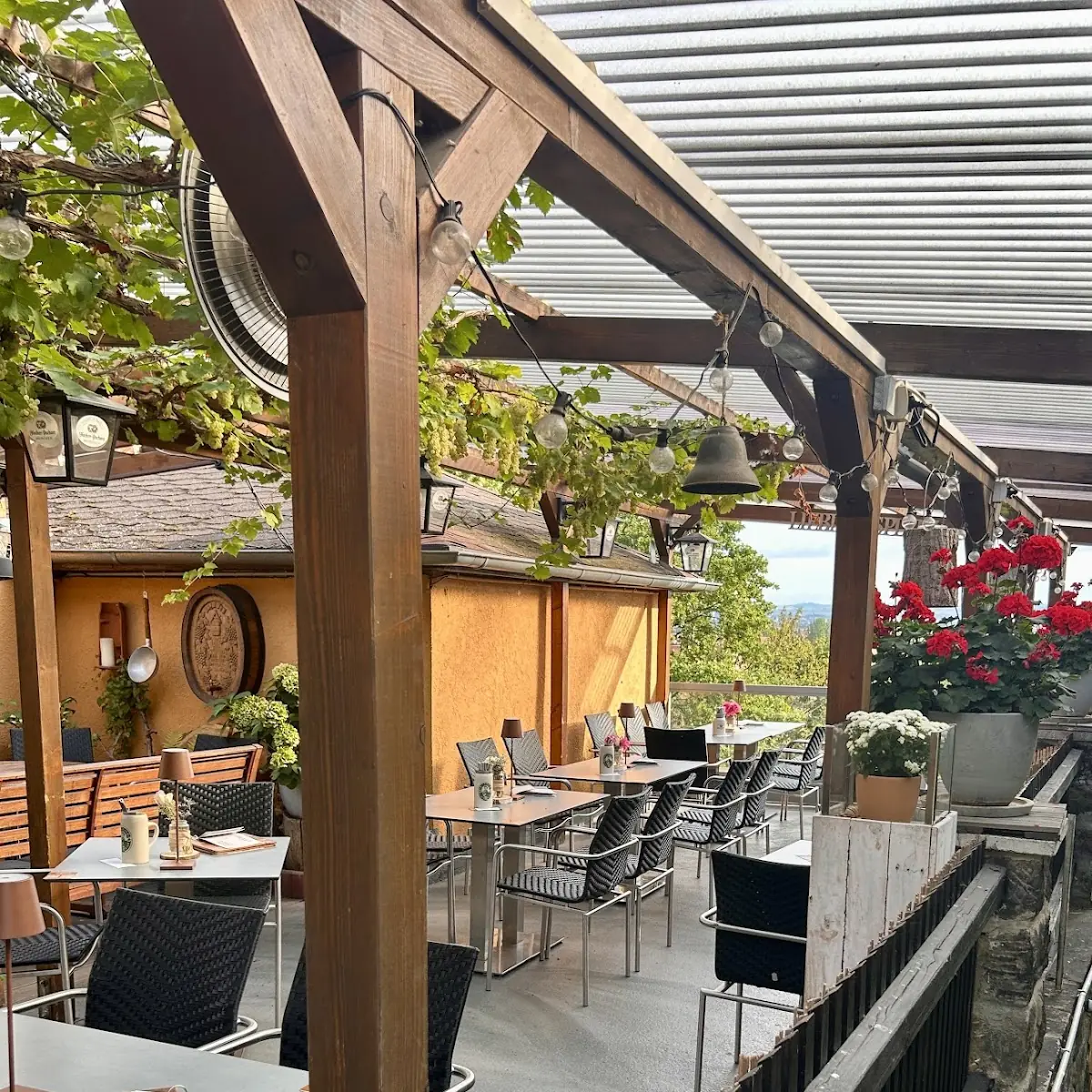 Atmosphäre, Restaurant Weinbergbaude