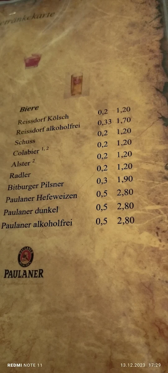 Speisekarte photo 3