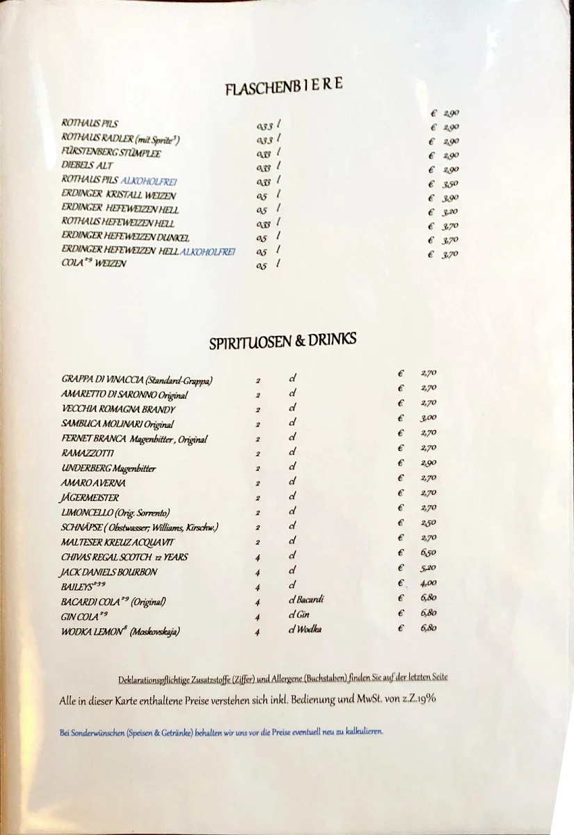 Speisekarte photo 4