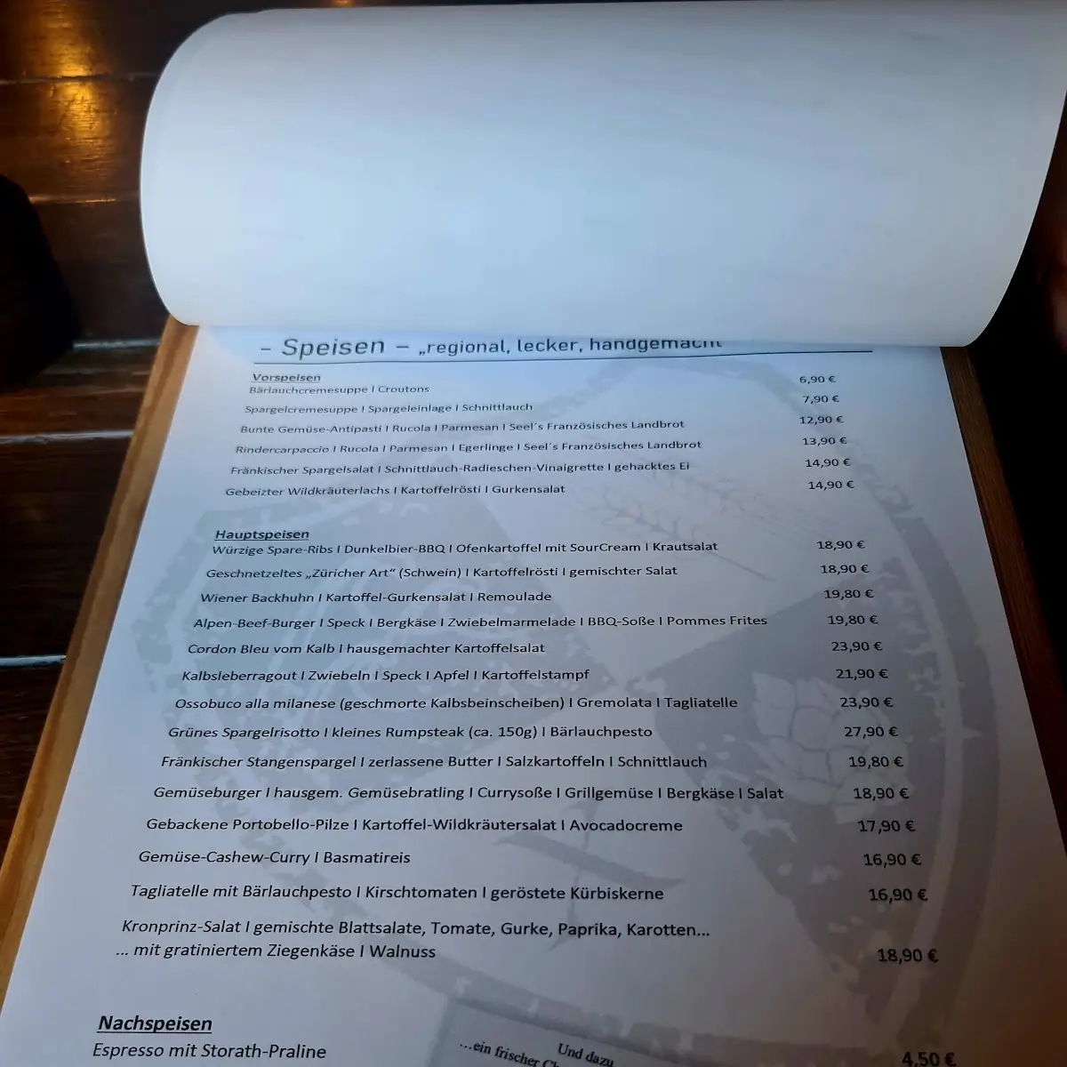 Speisekarte photo 4