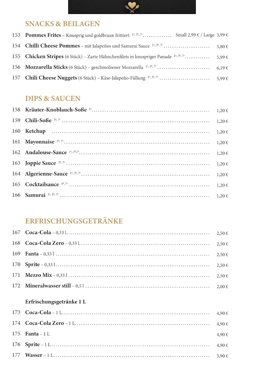 Speisekarte photo 1