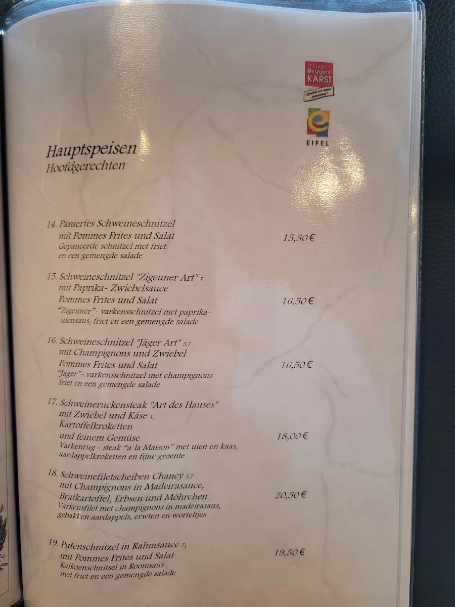 Speisekarte photo 1