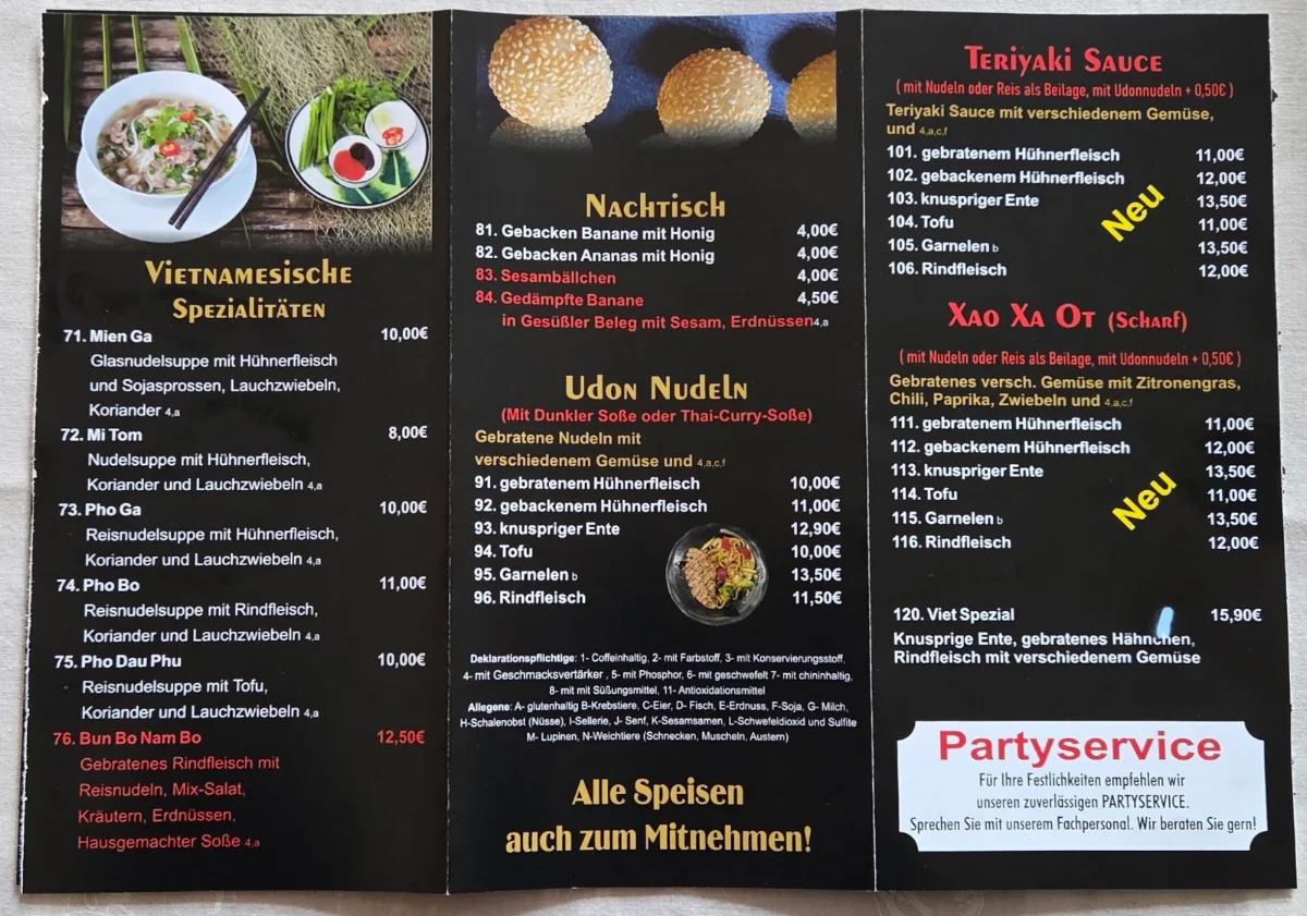 Speisekarte photo 1