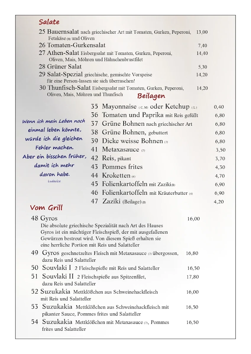 Speisekarte photo 6