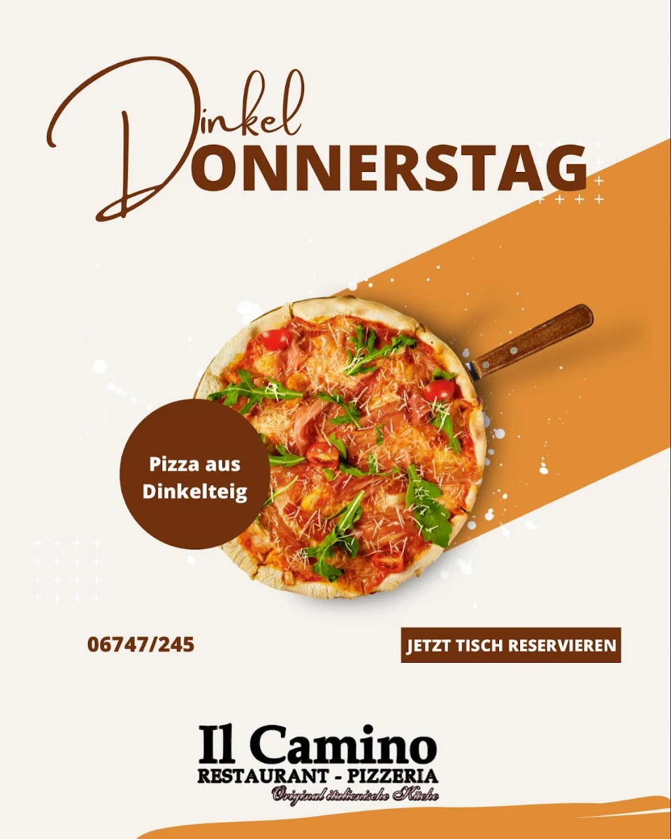 Speisekarte, Ristorante Il Camino