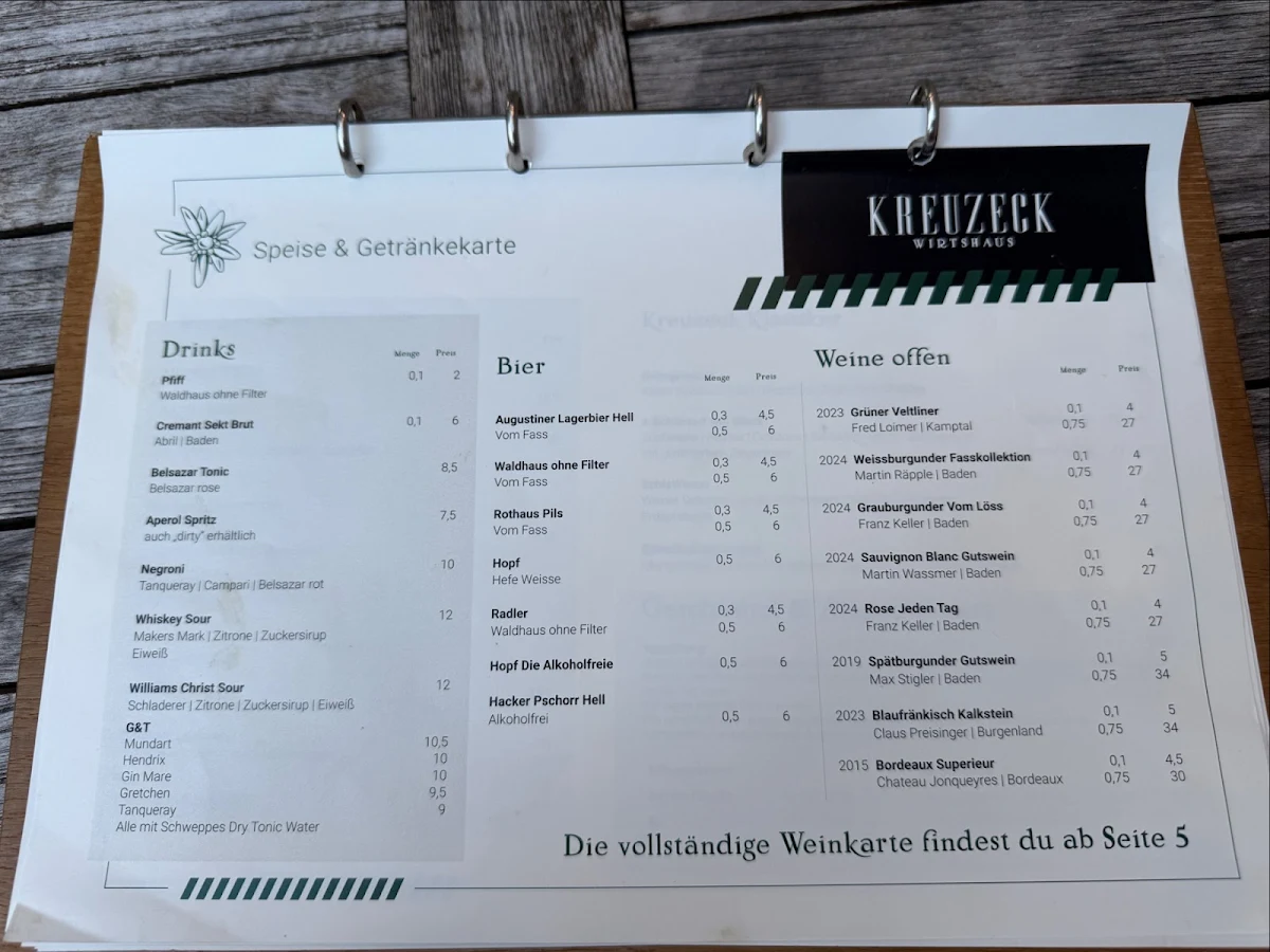 Speisekarte photo 2
