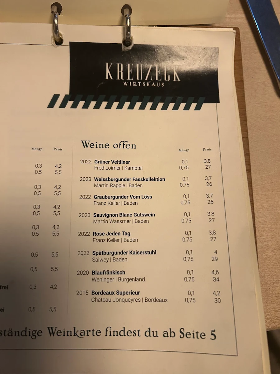 Speisekarte photo 8