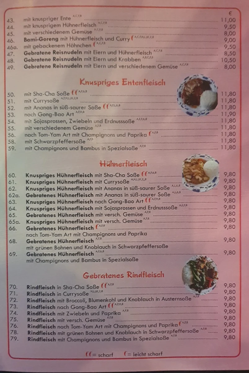 Speisekarte photo 1